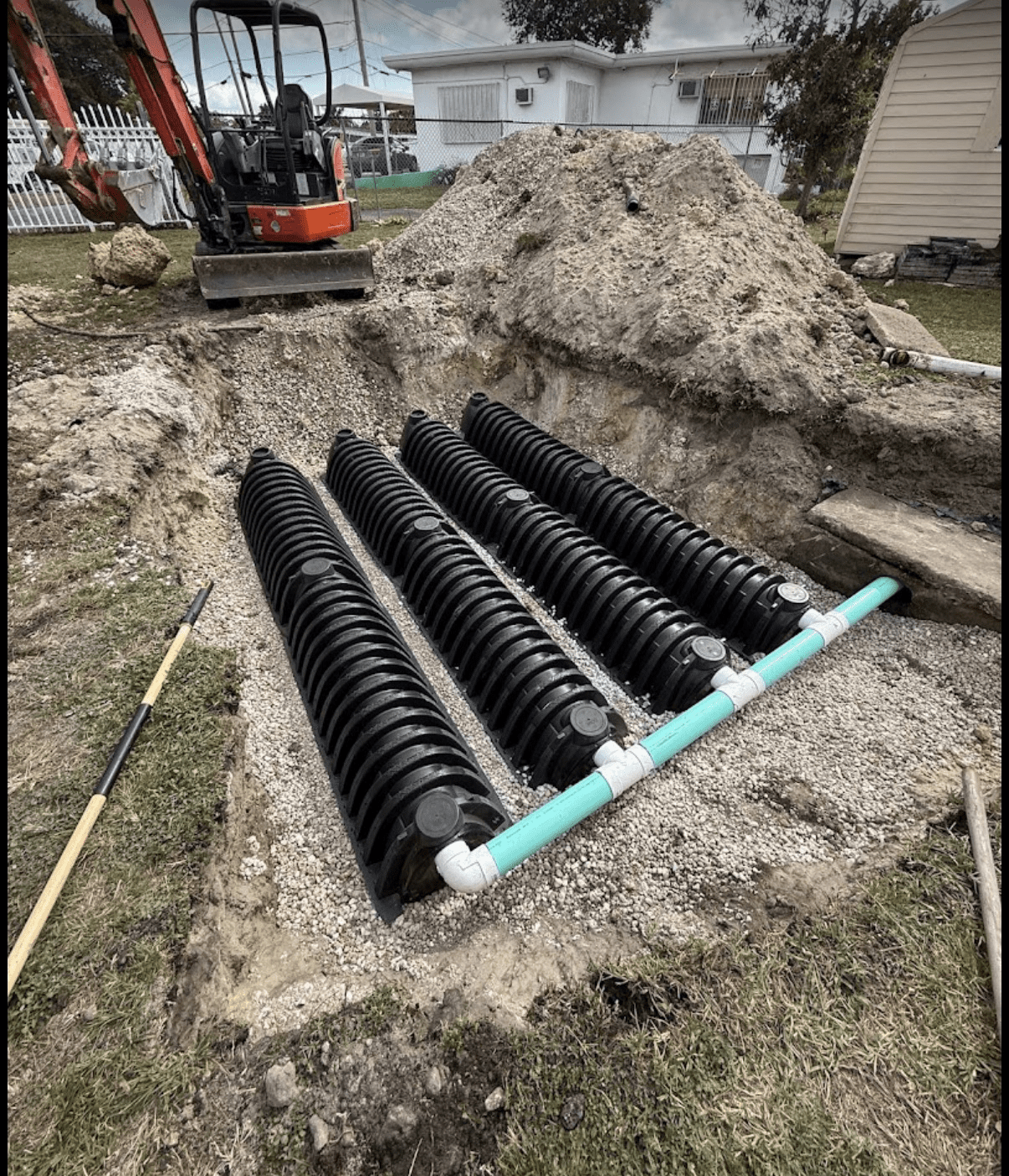 drainfield installation homestead